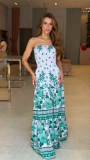 Vestido Lastex Perla Verde