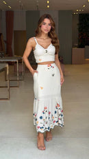 Conjunto Linho Bordado Clarice