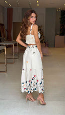 Conjunto Linho Bordado Clarice